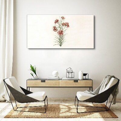 Figure flowers plant Canvas Wall art