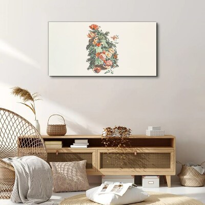 Floral arrangement in a vase Canvas print