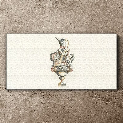 The charm of a classic vase Canvas print