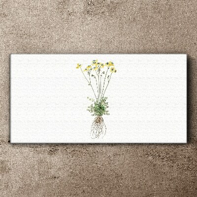 Flowers plants Canvas print