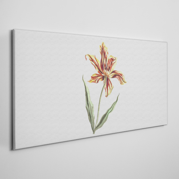 Floral arrangement in warm colors Canvas print