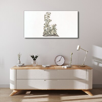 Plants in soft light Canvas print