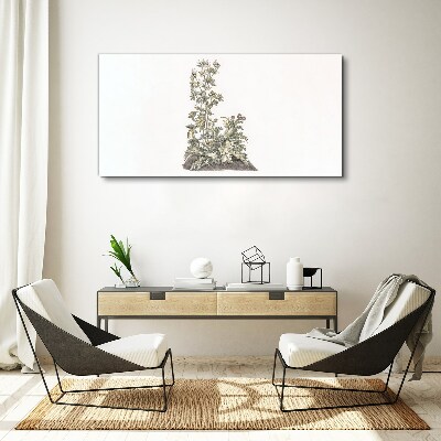 Plants in soft light Canvas print