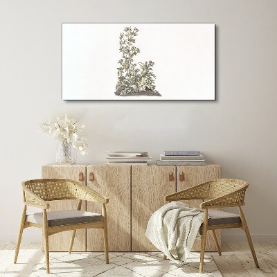 Plants in soft light Canvas print