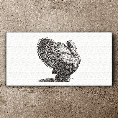 The elegance of turkey in detail Canvas print