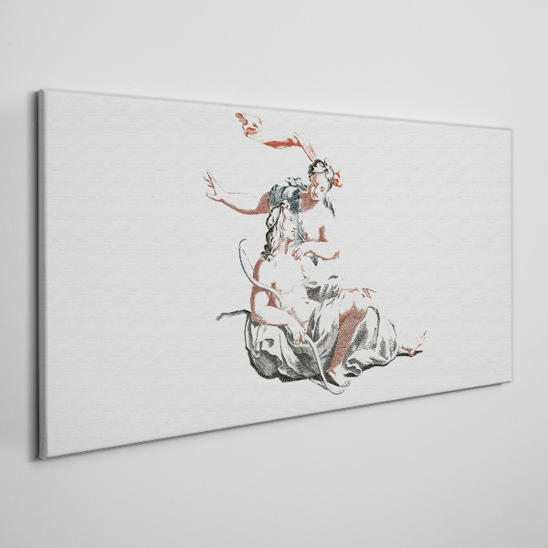 Mythological meeting Canvas print