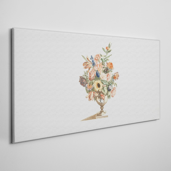 Vase with Flowers Canvas print