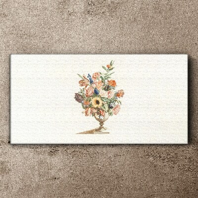 Vase with Flowers Canvas print