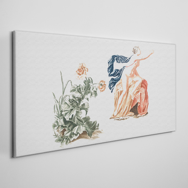 Sensuality of Nature and Art Canvas print