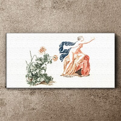 Sensuality of Nature and Art Canvas print