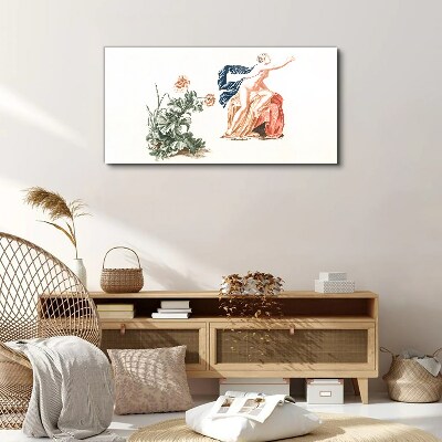Sensuality of Nature and Art Canvas print