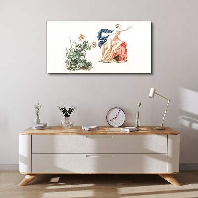 Sensuality of Nature and Art Canvas print