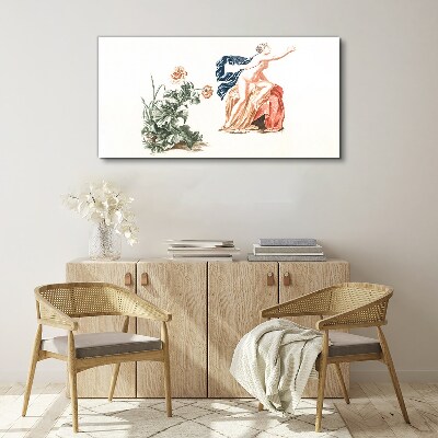 Sensuality of Nature and Art Canvas print