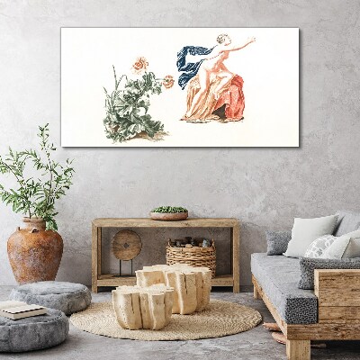 Sensuality of Nature and Art Canvas print