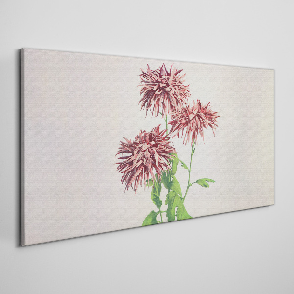 Floral inspirations in delicate shades Canvas print