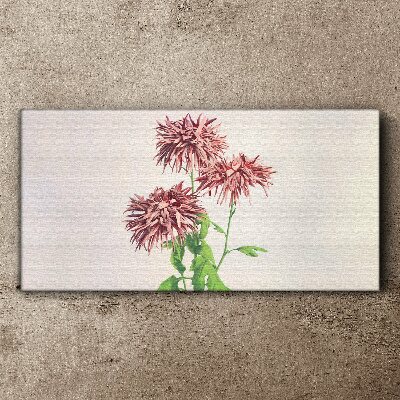 Floral inspirations in delicate shades Canvas print