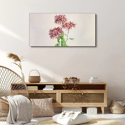 Floral inspirations in delicate shades Canvas print