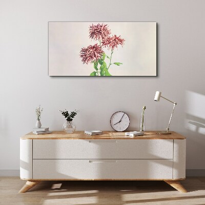 Floral inspirations in delicate shades Canvas print