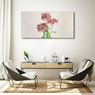 Floral inspirations in delicate shades Canvas print