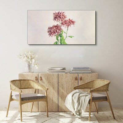 Floral inspirations in delicate shades Canvas print