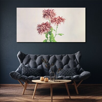 Floral inspirations in delicate shades Canvas print
