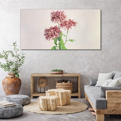 Floral inspirations in delicate shades Canvas print
