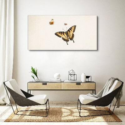 Butterflies in delicate harmony Canvas print