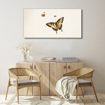 Butterflies in delicate harmony Canvas print