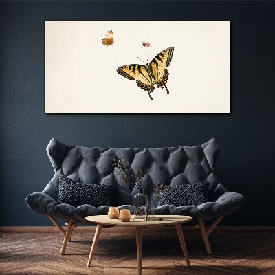 Butterflies in delicate harmony Canvas print