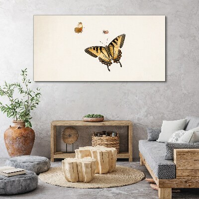 Butterflies in delicate harmony Canvas print