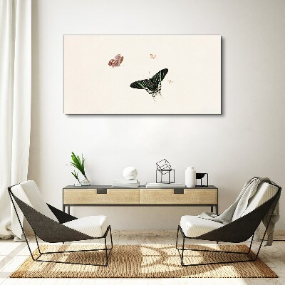 Butterflies in a delicate dance Canvas print