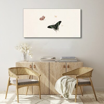 Butterflies in a delicate dance Canvas print