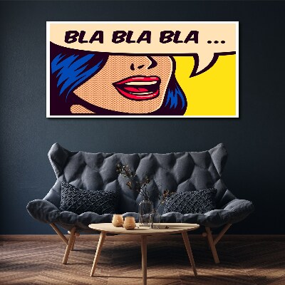 Endless conversation Canvas Wall art