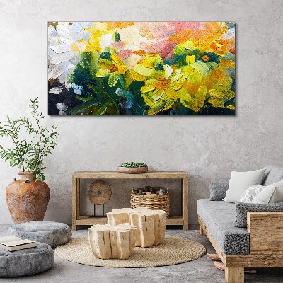 Spring flowers in intense colors Canvas Wall art