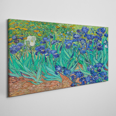 Irises in Bloom Canvas print