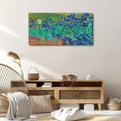 Irises in Bloom Canvas print