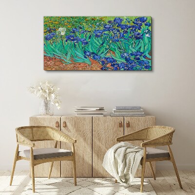 Irises in Bloom Canvas print