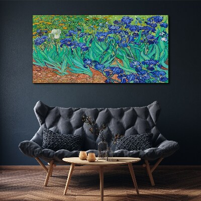 Irises in Bloom Canvas print