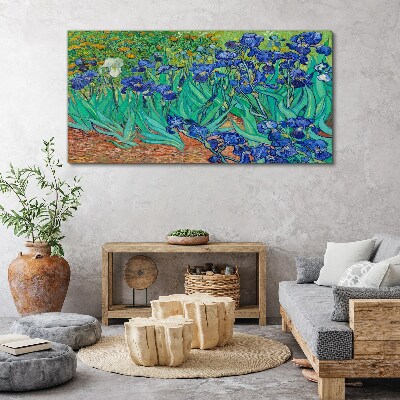 Irises in Bloom Canvas print