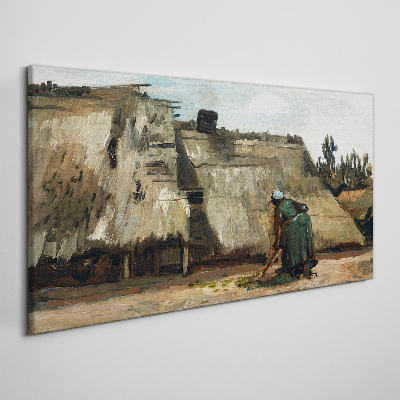 Working in the field Canvas print