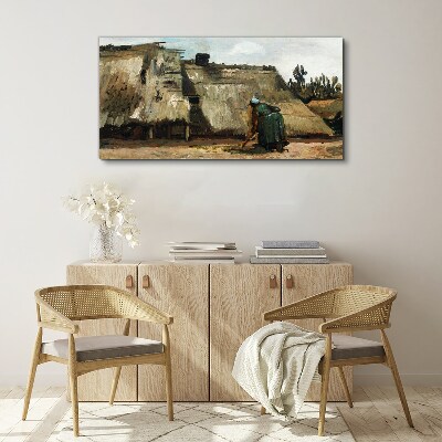 Working in the field Canvas print