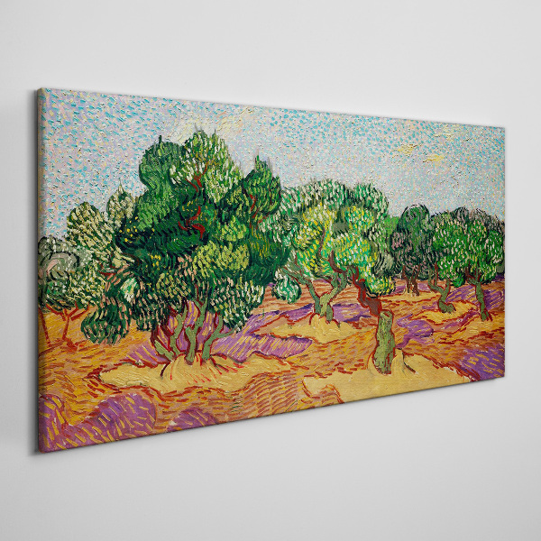Olives in the sun Canvas print