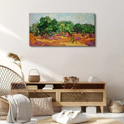 Olives in the sun Canvas print