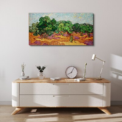 Olives in the sun Canvas print
