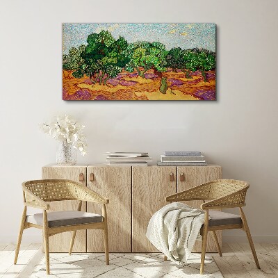Olives in the sun Canvas print