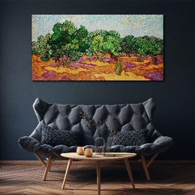 Olives in the sun Canvas print