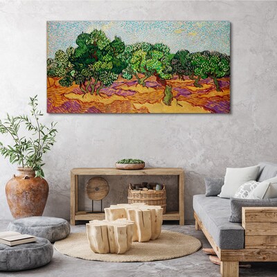 Olives in the sun Canvas print