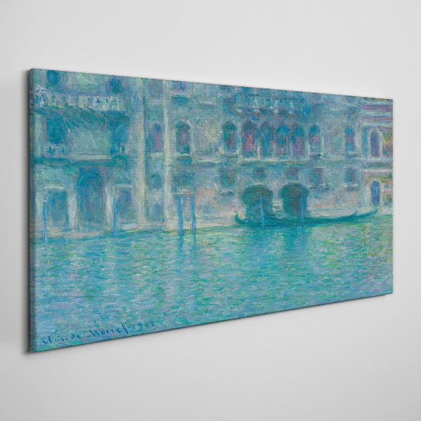Venice Lagoon in Shades of Blue Canvas print