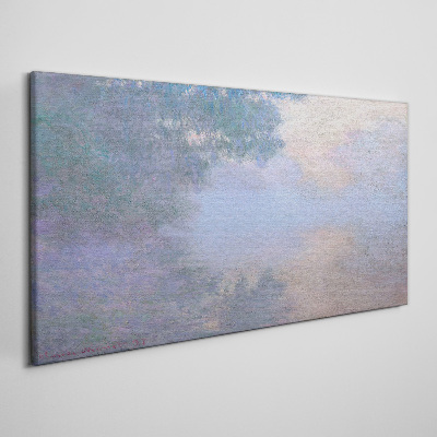 Clouds in the morning light Canvas print