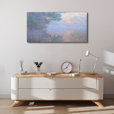 Clouds in the morning light Canvas print